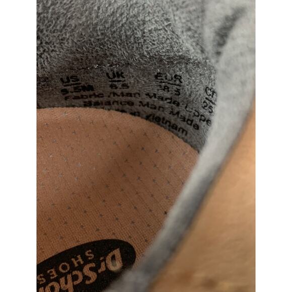 Dr Scholl's Shoes Womens 8.5 M Madison Casual Slip On Loafer Grey Fabric Flats - Picture 7 of 8